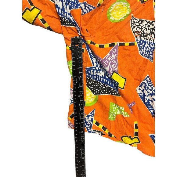 Vtg California Shores Cotton Shorts Bright Colors Medium Jams 80s 90s AC Slater - Picture 13 of 13